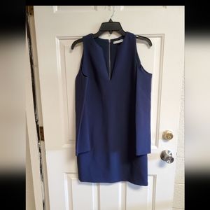 Alice + Olivia Cold Shoulder Dress  navy blue